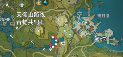 原神青蛙在哪里获取 原神青蛙获取位置及路线介绍