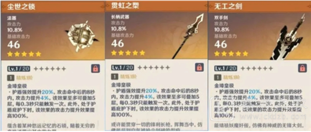 原神贯虹之槊给哪个角色用比较好 贯虹之槊钟离用好还是香菱用好