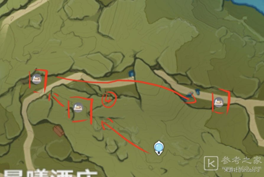原神蒲公英点位分布图 蒙德47普工用获取路线大全