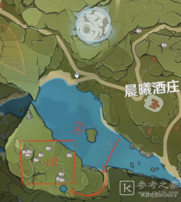 原神蒲公英点位分布图 蒙德47普工用获取路线大全