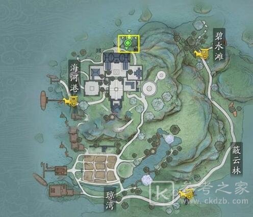 《天涯明月刀手游》大黄鱼位置一览