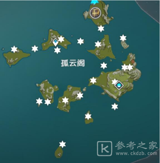 原神孤云阁陨星碎屑地点 孤云阁陨星碎屑位置介绍