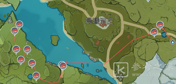 原神兽肉采集路线点介绍 原神兽肉采集路线点概况