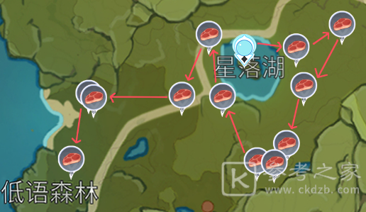 原神兽肉采集路线点介绍 原神兽肉采集路线点概况