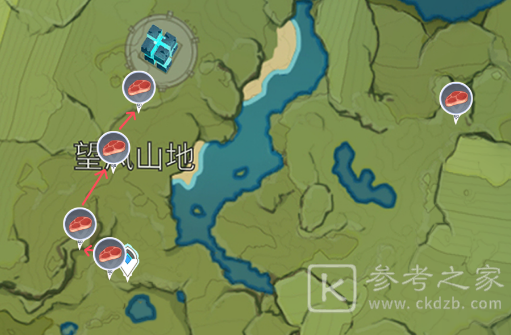 原神兽肉采集路线点介绍 原神兽肉采集路线点概况