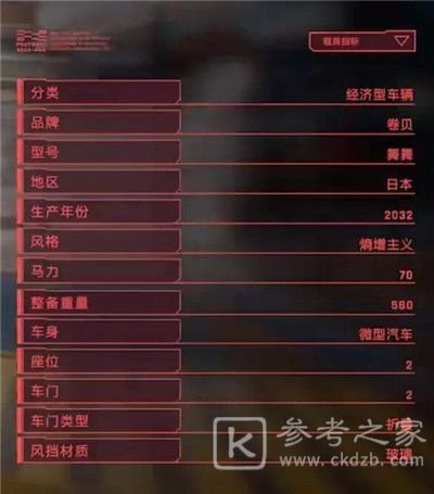 赛博朋克2077如何买车 车辆概况介绍
