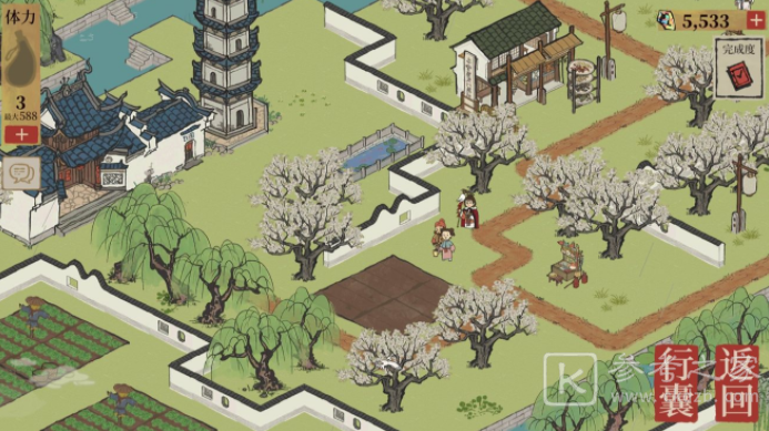 江南百景图梨花在哪 江南百景图梨花分布位置介绍