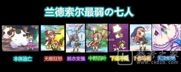 《公主连结》兰德索尔七废角色介绍