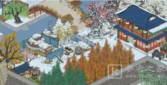 江南百景图独钓江雪布局推荐 独钓江雪怎么布局好？图片3