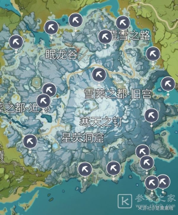 原神星银矿石在哪里最多 星银矿石位置分布一览图片5