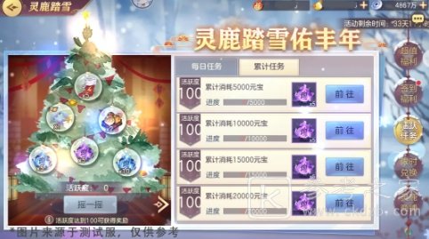 三国志幻想大陆双旦活动攻略 灵鹿踏雪活动玩法介绍图片4