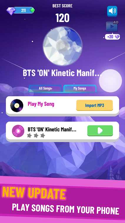 kpop音乐跳球截图