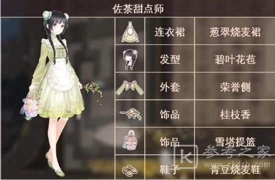 奇迹暖暖采蜜小精灵完美搭配推荐 佐茶甜点师怎么搭配图片3