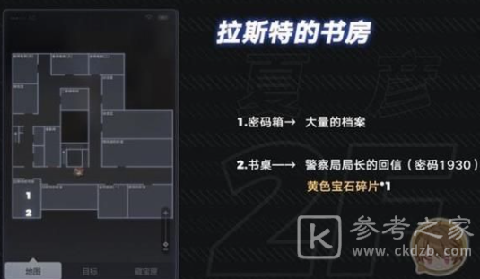 未定事件簿致斯卡提的情诗密码和钥匙位置攻略