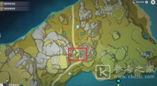 原神望舒客栈留意假山模型宝箱在哪