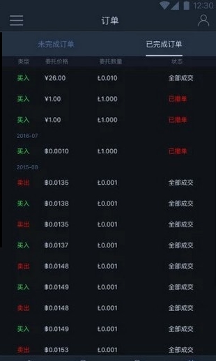 GHT交易所截图
