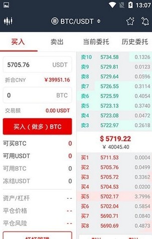 中币交易所截图