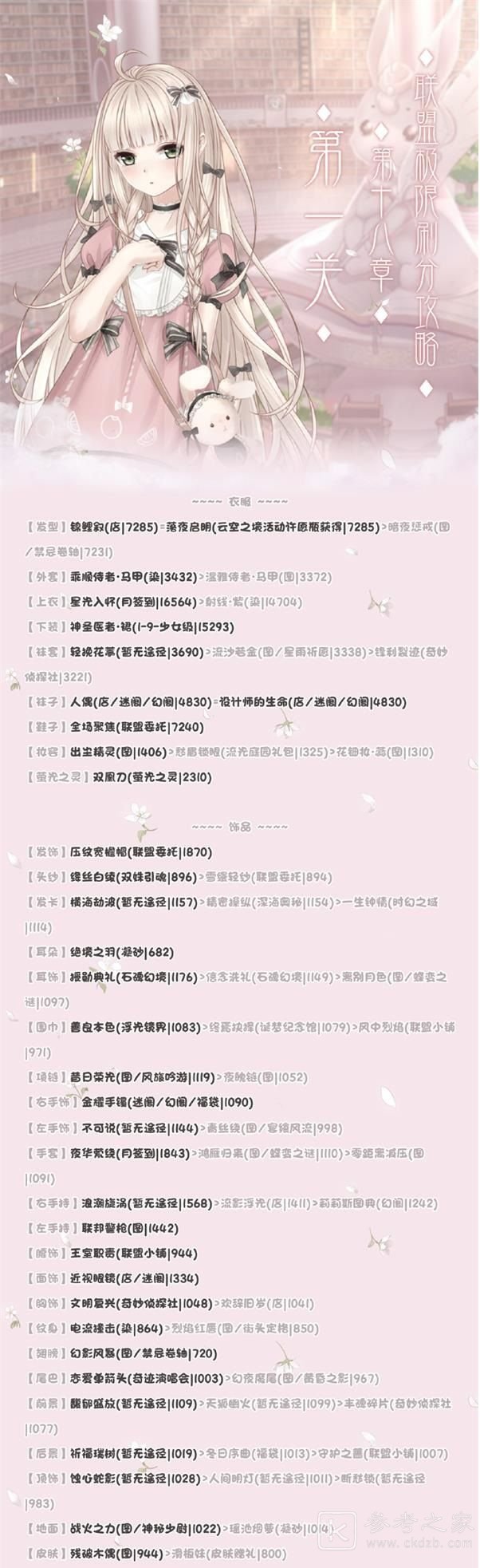 奇迹暖暖联盟委托18章怎么过？联盟委托18章通关攻略图片2