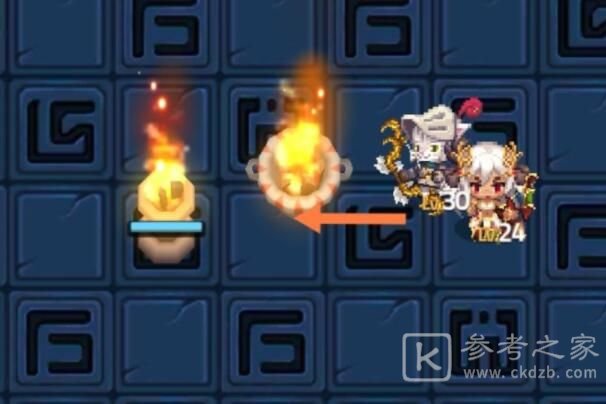 坎公骑冠剑迷宫4怎么走？迷宫4点火顺序图文攻略图片6