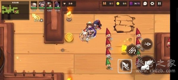 坎公骑冠剑6-2金币宝箱位置图文一览 6-2寻找妖精通关攻略大全图片12