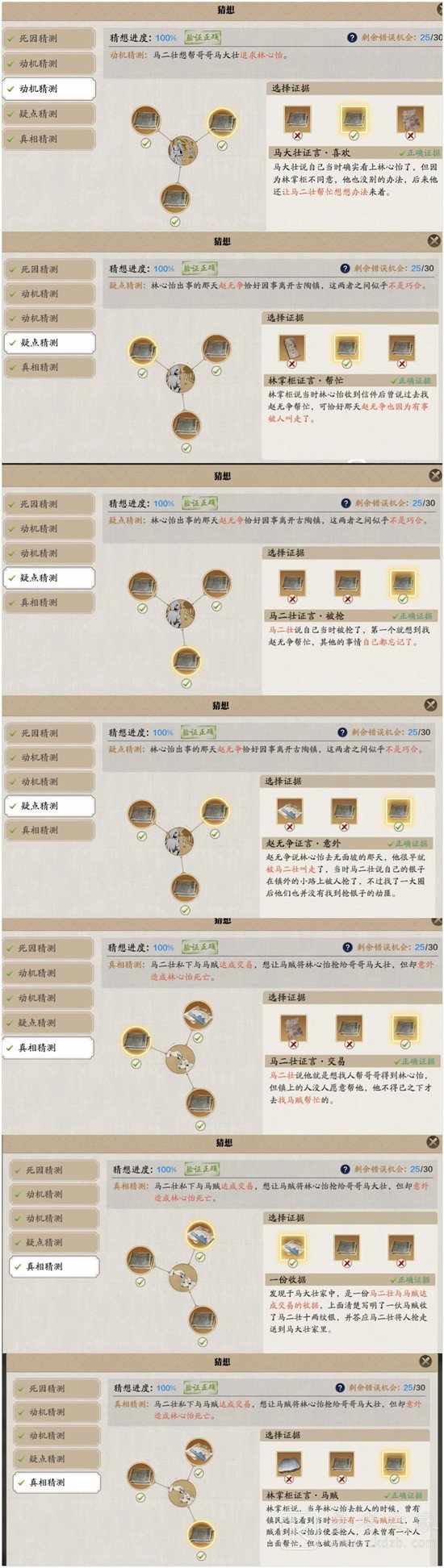 天涯明月刀手游林心怡案怎么触发？林心怡案凶手证据攻略大全图片4