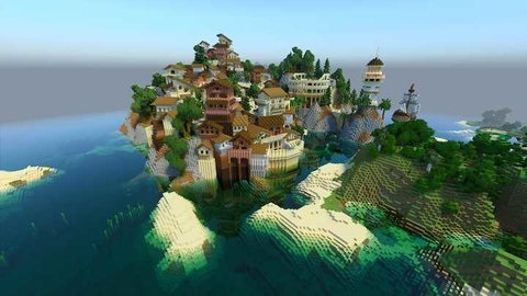 沙盒世界建筑3D截图