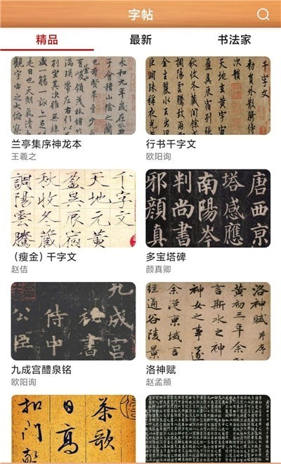 书法练字神器手游app截图