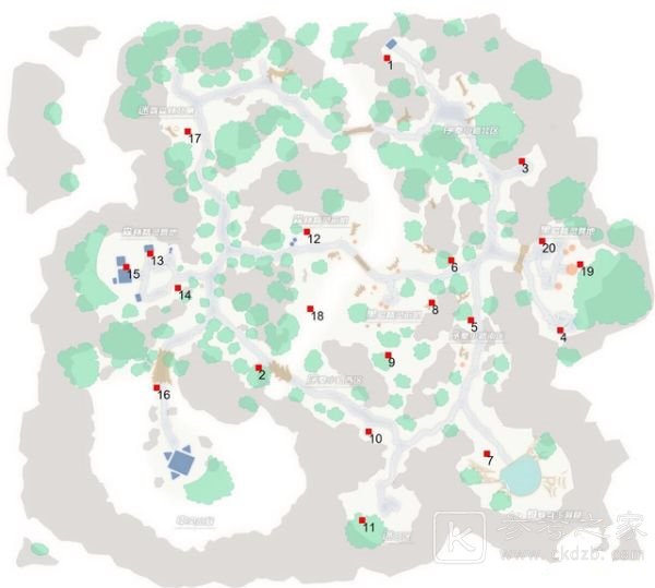刀剑神域黑衣剑士王牌宝箱位置在哪？地图1-5层宝箱位置分布图一览图片7