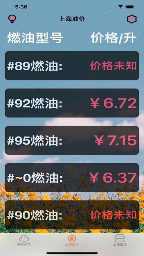 摩尔出行截图