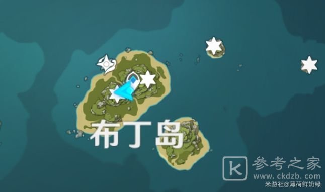 原神布丁岛解密攻略 布丁岛全宝箱位置坐标图文一览图片3