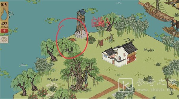《江南百景图》钱塘春行宝箱在哪里