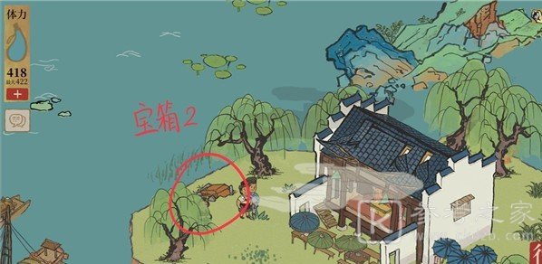 江南百景图钱塘春行宝箱在哪？杭州探险第四章钱塘春行宝箱钥匙位置一览图片6