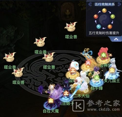 梦幻西游网页版小试牛刀噬业兽打法攻略 小试牛刀噬业兽通关阵容推荐图片3
