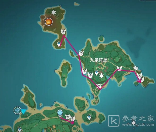 原神名刀镡怎么得？2.0稻妻名刀镡刷新位置一览图片3