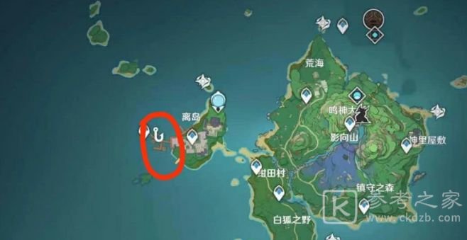 原神钓鱼点位置大全：稻妻/璃月/蒙德钓鱼点汇总[多图]图片10