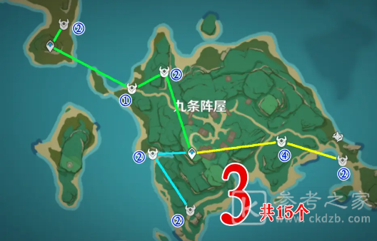 原神野伏众位置大全