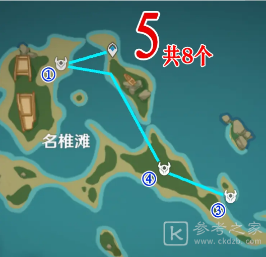 原神野伏众位置大全