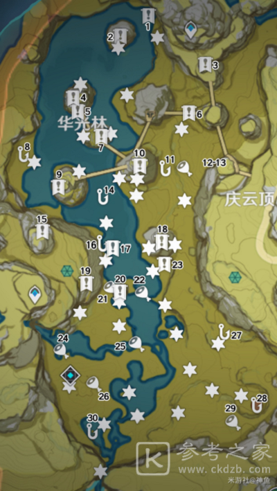 原神逐月符位置一览：逐月符宝箱分布图汇总[多图]图片4