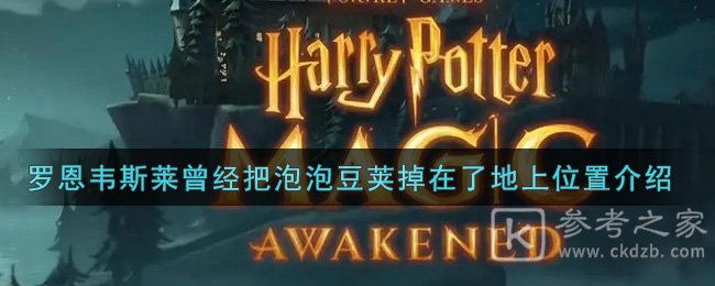 《哈利波特：魔法觉醒》罗恩韦斯莱曾经把泡泡豆荚掉在了地上位置介绍