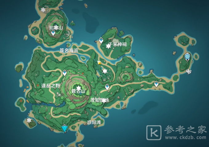 原神鹤观岛石板在哪？2.2鹤观岛石板位置一览[多图]图片1
