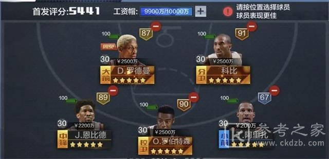 最强nba罗德曼值得入手吗 罗德曼玩法攻略