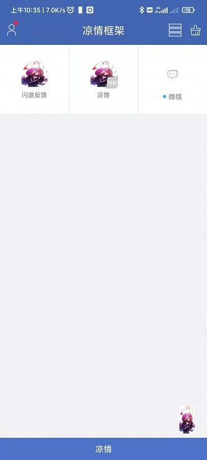 凉情框架截图