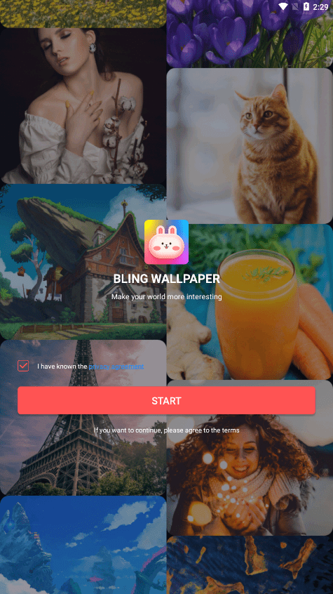 blingwallpaper截图