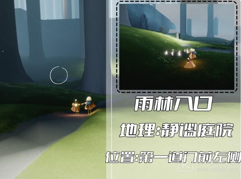 光遇雨林神庙冥想位置在哪 雨林神庙地图冥想地点分享