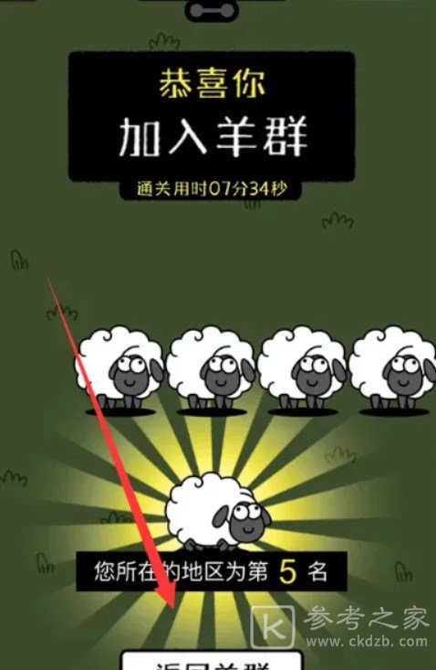 羊了个羊加入羊群是什么意思 加入羊群是通关了吗
