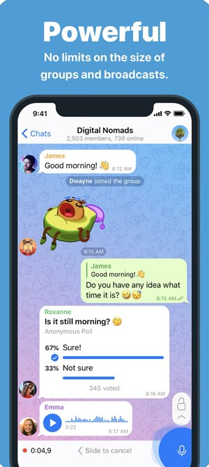 telegram手机中文版截图