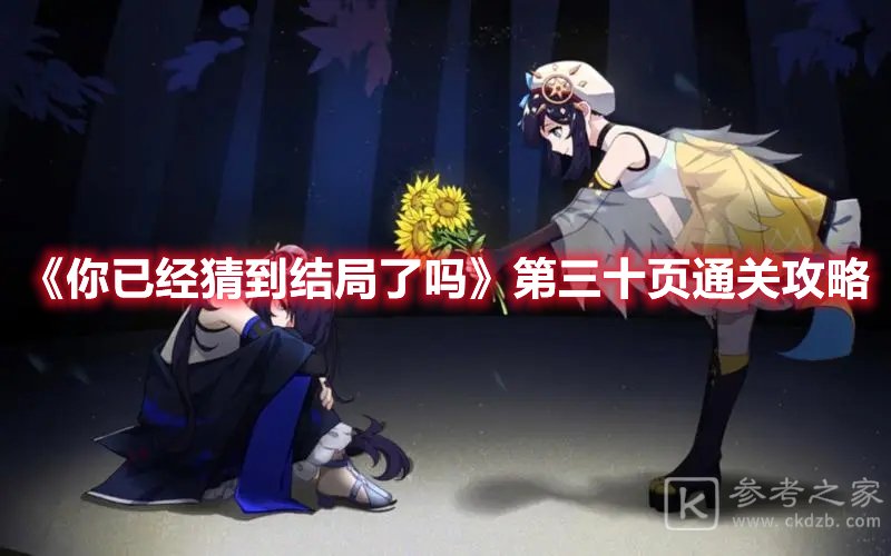 你已经猜到结局了吗第三十页过关攻略