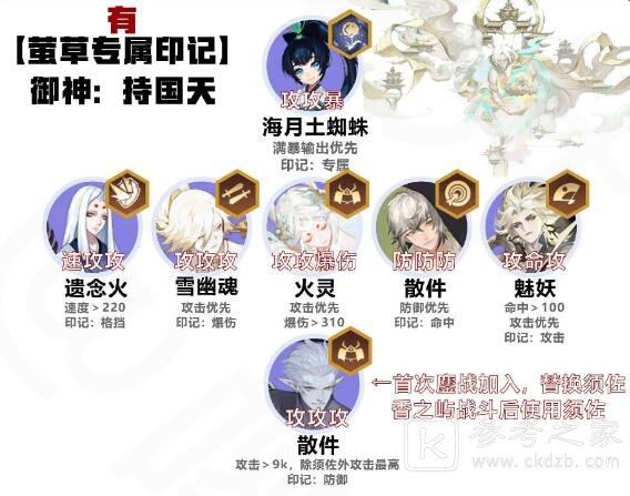 阴阳师六道之门萤草怎么通关 阴阳师六道之门萤草通关阵容推荐