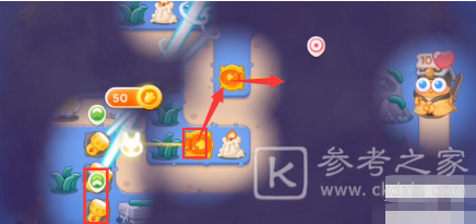 保卫萝卜4阿波道长第37关满星攻略