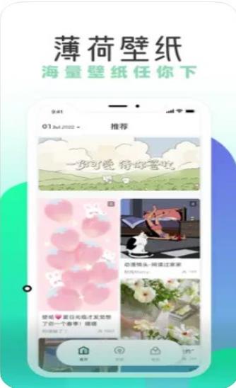 薄荷壁纸截图